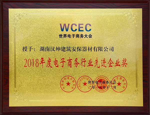 2018电子商务行业先进企业奖