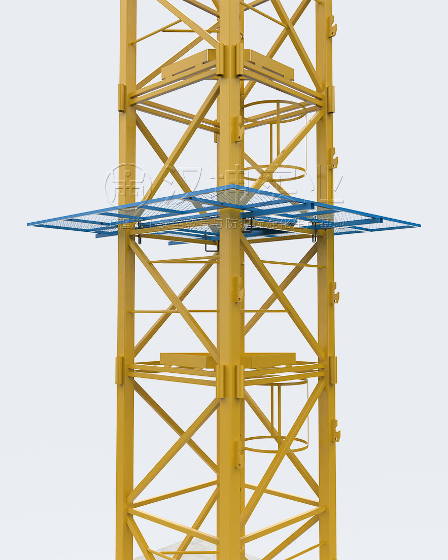 塔吊防攀爬平台